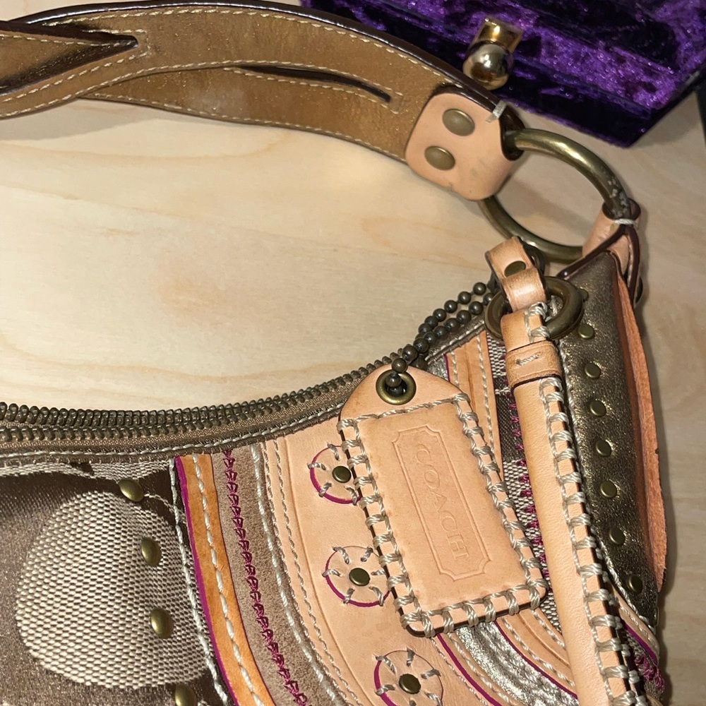Coach Multicolor Signature Hobo Bag - Picture 4 of 9